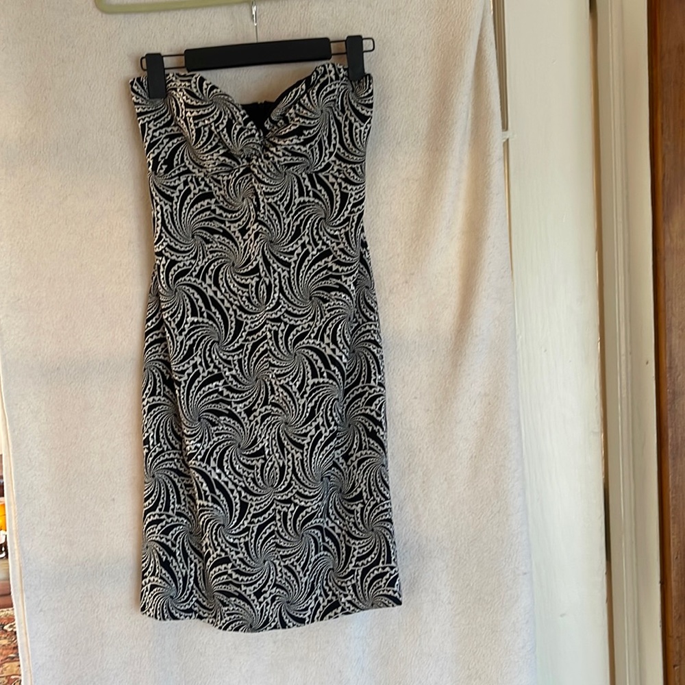 NICOLE MILLER Black Cocktail Dress SZ 4